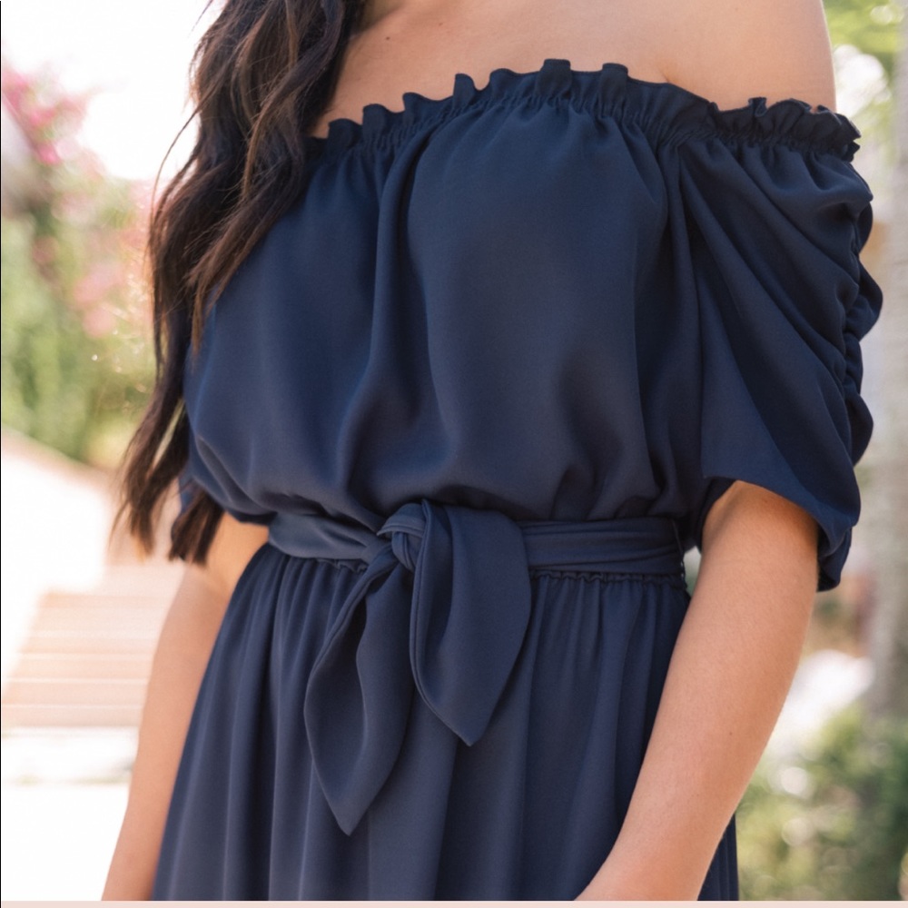 GMG - NAVY SYDNEY DRESS
